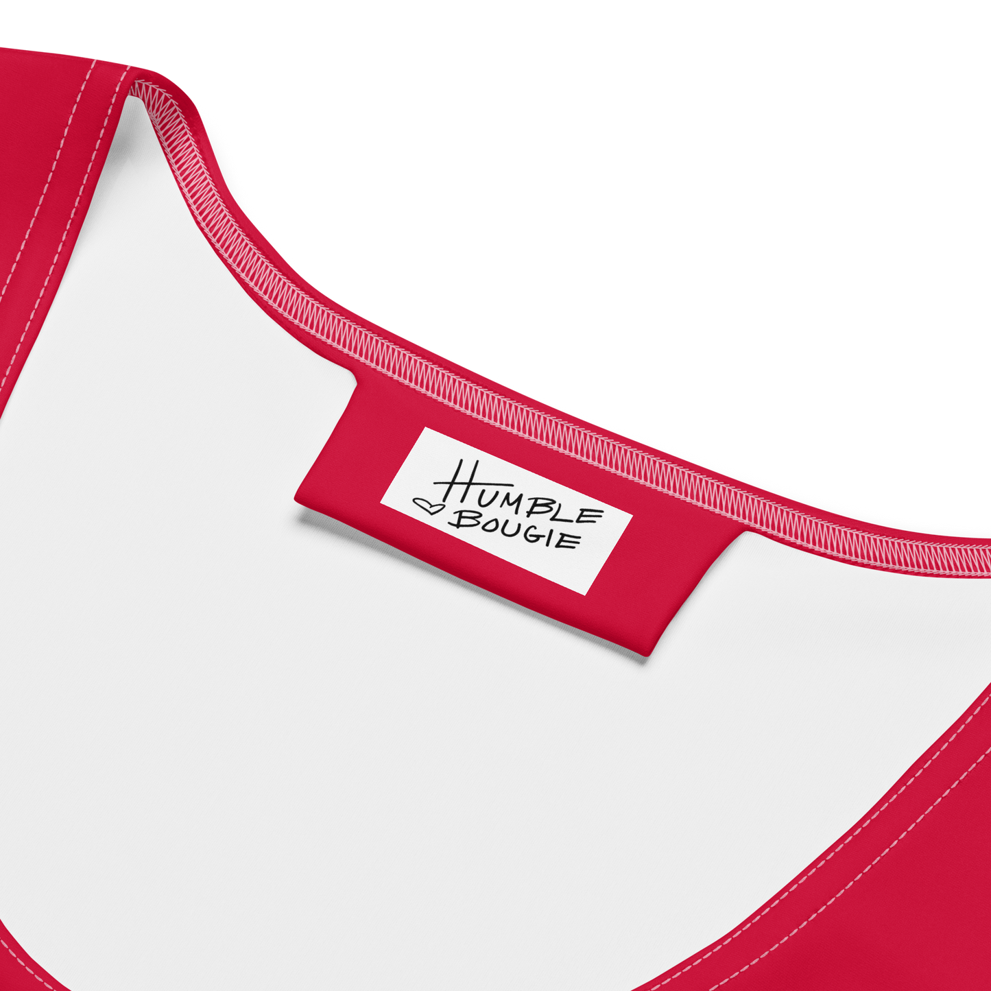 Rashidah Bodycon HB Dress-Red/Wht